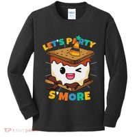 LetS Party SMore Boy Camping Cute Smores Kids Long Sleeve Shirt thumb 0