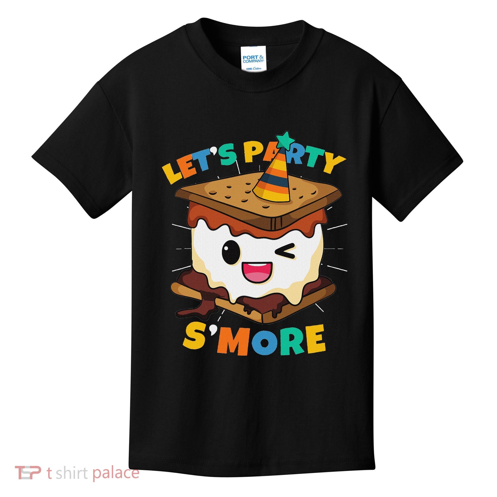 LetS Party SMore Boy Camping Cute Smores Kids T-Shirt