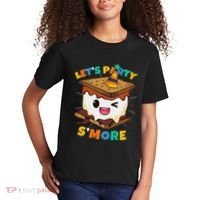 LetS Party SMore Boy Camping Cute Smores Kids T-Shirt thumb 2