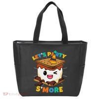 LetS Party SMore Boy Camping Cute Smores Tote Bag thumb 0