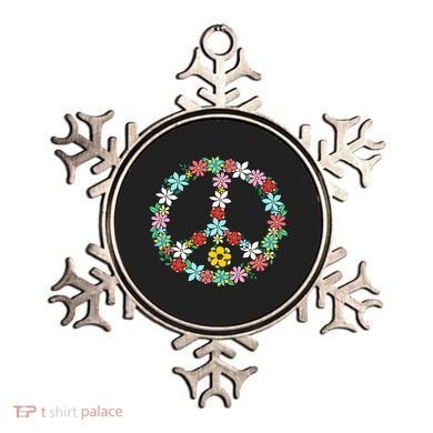 Love Peace Sign 60s 70s Dye Tie Dye Peace hippy tee Ornament