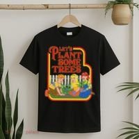 Let’S Plant Some Trees Cannabis Humor Marijuana Funny Weed T-Shirt thumb 2
