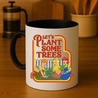 Let’S Plant Some Trees Cannabis Humor Marijuana Funny Weed Coffee Mug thumb 4