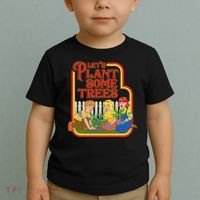 Let’S Plant Some Trees Cannabis Humor Marijuana Funny Weed Toddler T-Shirt thumb 2