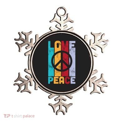Love Peace Freedom Vintage Hippie Ornament