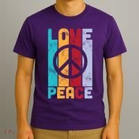 Love Peace Freedom Vintage Hippie T-Shirt thumb 3