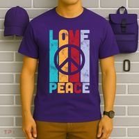 Love Peace Freedom Vintage Hippie T-Shirt thumb 6