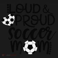 Loud Proud Soccer Mom MotherS Day Gift Apron thumb 3