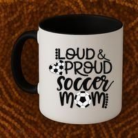 Loud Proud Soccer Mom MotherS Day Gift Coffee Mug thumb 2