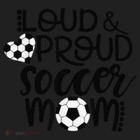 Loud Proud Soccer Mom MotherS Day Gift Beanie thumb 2