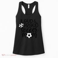 Loud Proud Soccer Mom MotherS Day Gift Women's Tank Top thumb 0