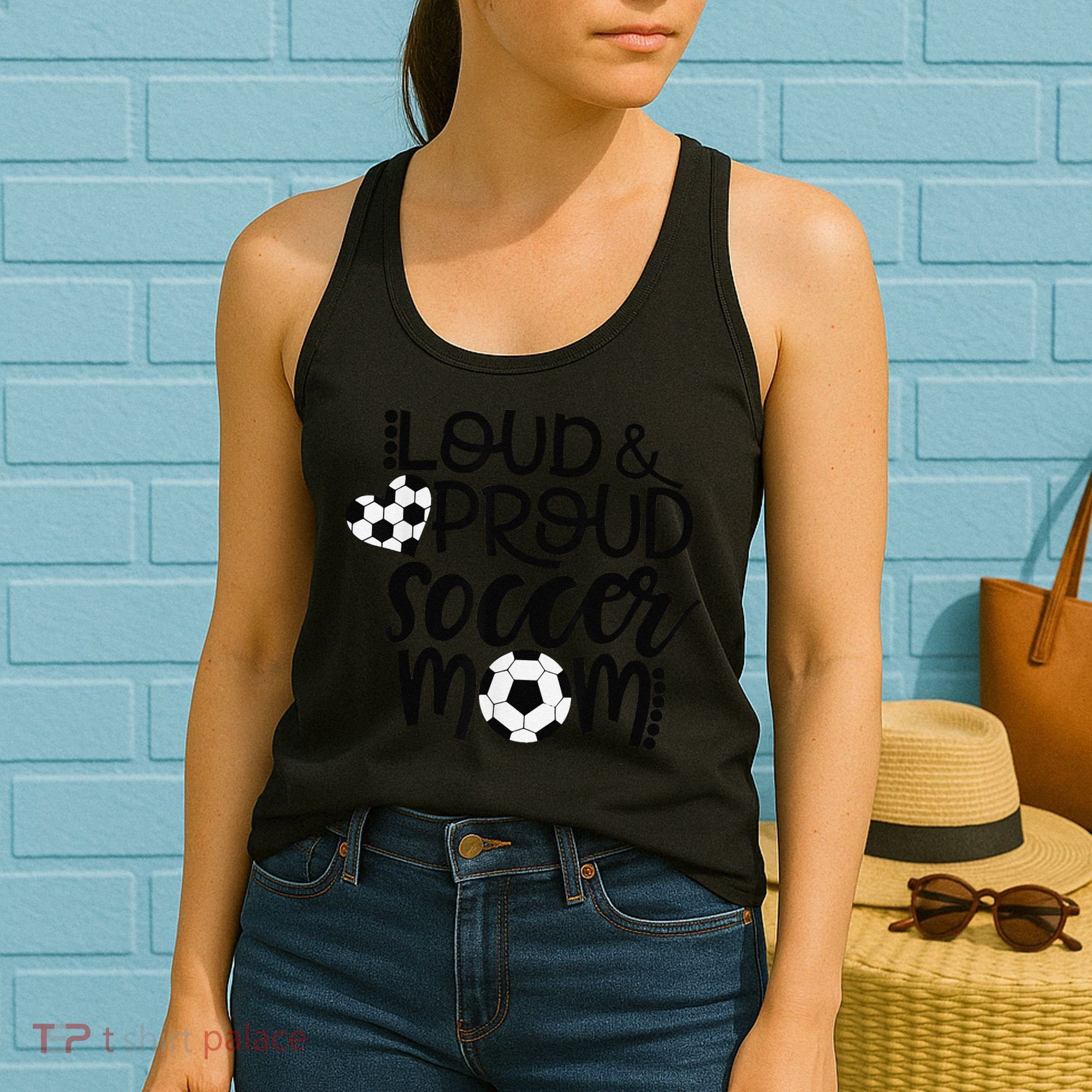 Loud Proud Soccer Mom MotherS Day Gift Women's Tank Top