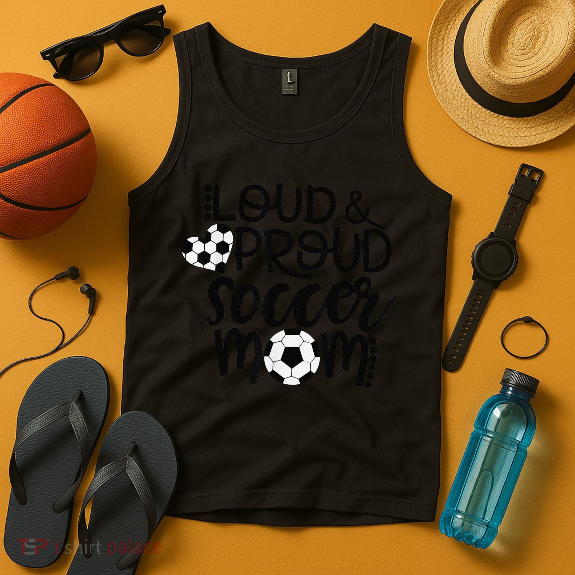 Loud Proud Soccer Mom MotherS Day Gift Tank Top