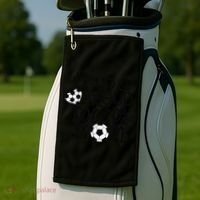 Loud Proud Soccer Mom MotherS Day Gift Golf Towel thumb 2
