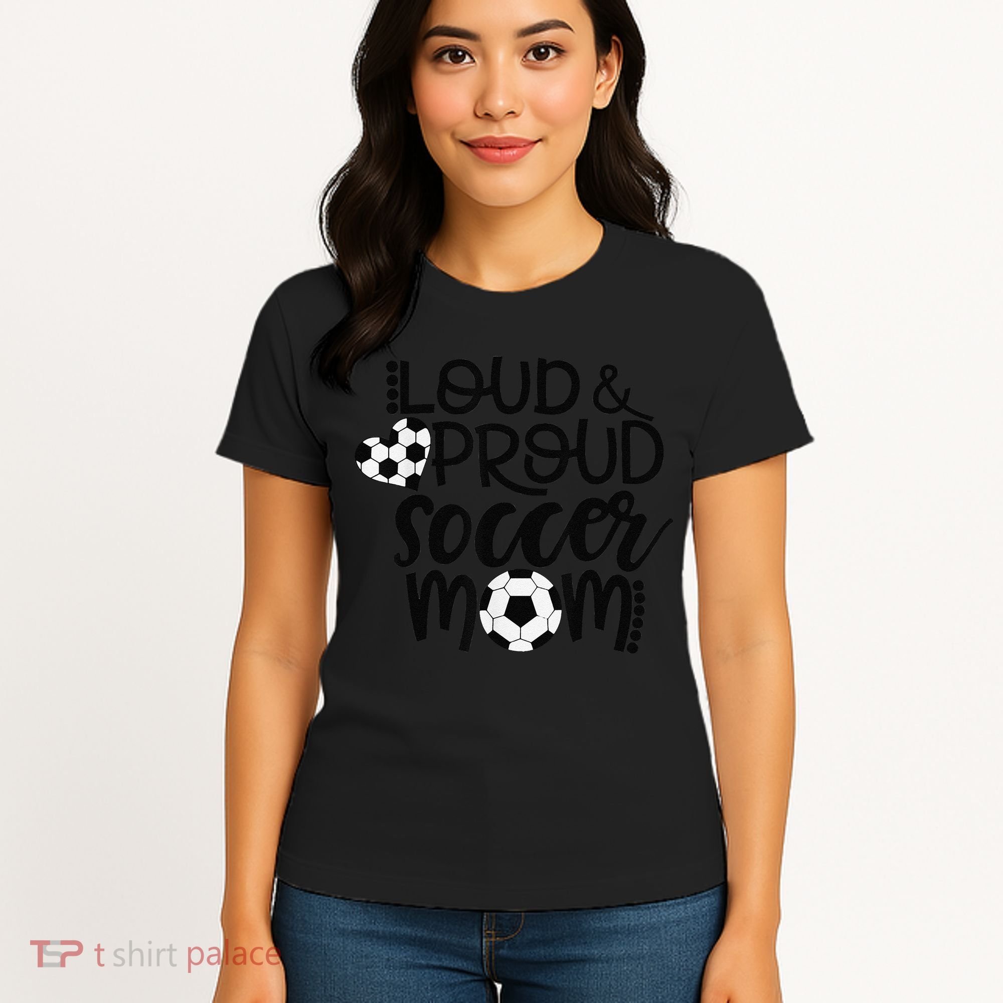 Loud Proud Soccer Mom MotherS Day Gift Women's T-Shirt