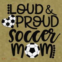 Loud Proud Soccer Mom MotherS Day Gift Garment-Dyed Women's Muscle Tee thumb 6