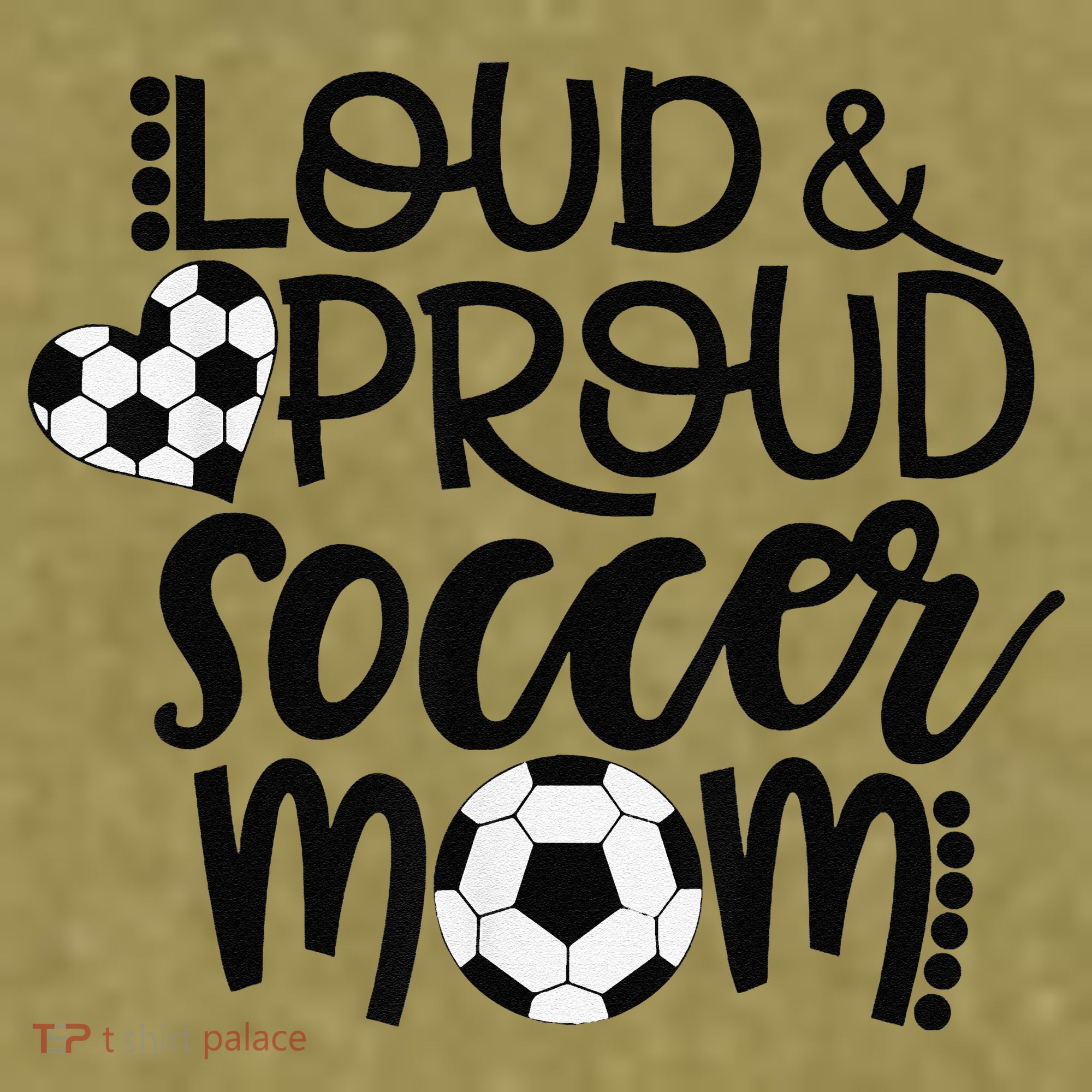 Loud Proud Soccer Mom MotherS Day Gift Garment-Dyed Women's Muscle Tee