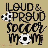 Loud Proud Soccer Mom MotherS Day Gift Long Sleeve Shirt thumb 2