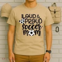 Loud Proud Soccer Mom MotherS Day Gift T-Shirt thumb 6