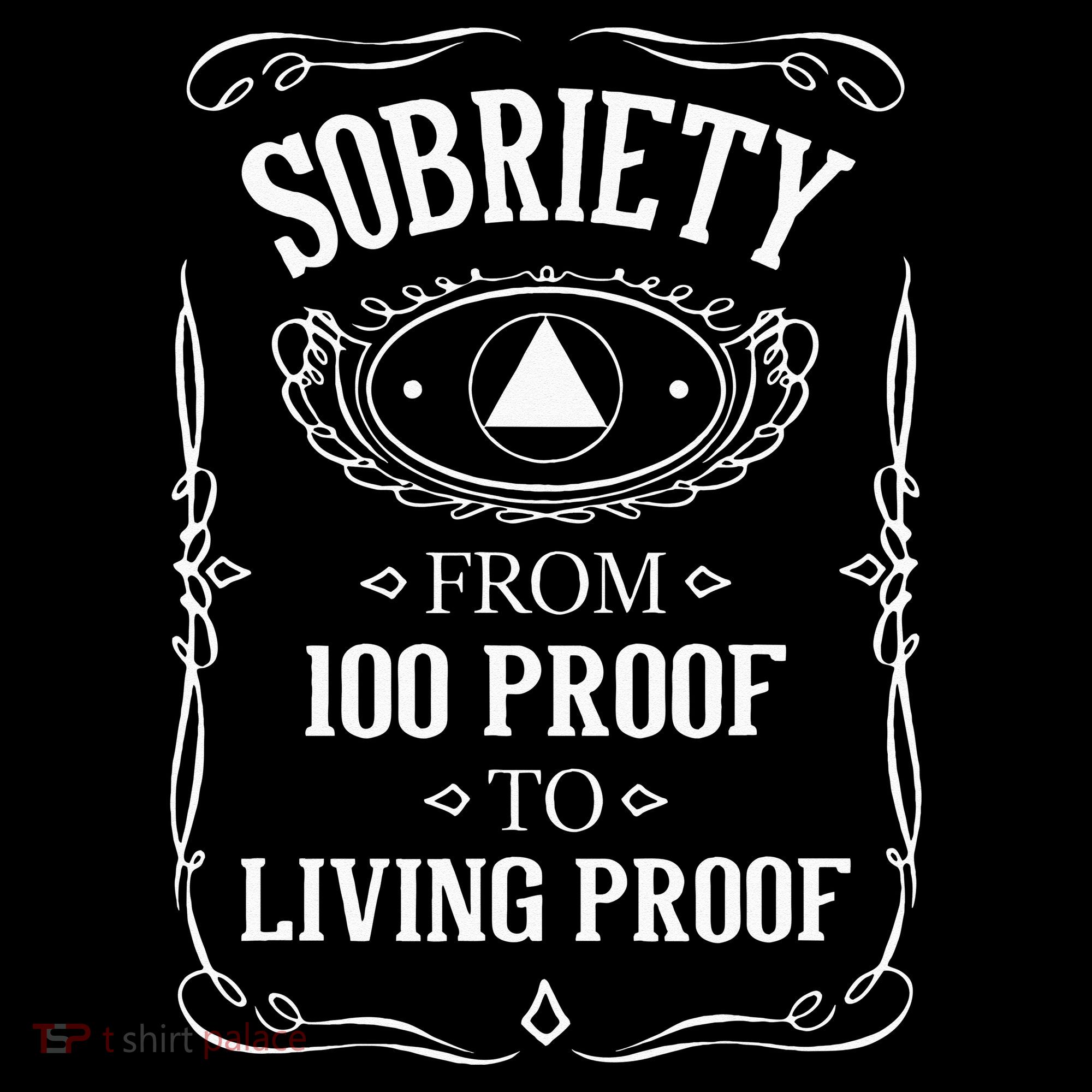 Living Proof Sobriety Anniversary Sober AA NA Recovery Mousepad