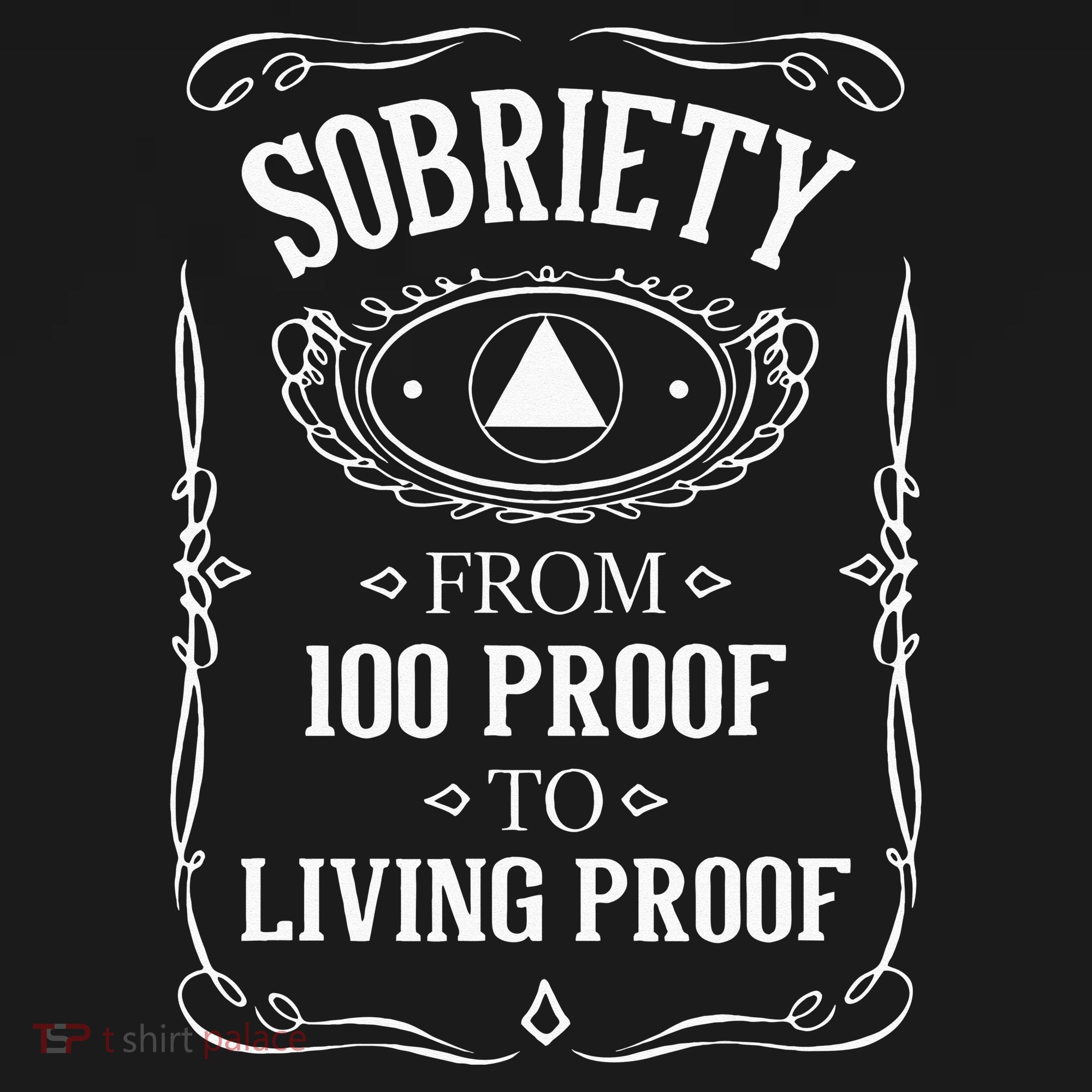 Living Proof Sobriety Anniversary Sober AA NA Recovery Women's Tank Top