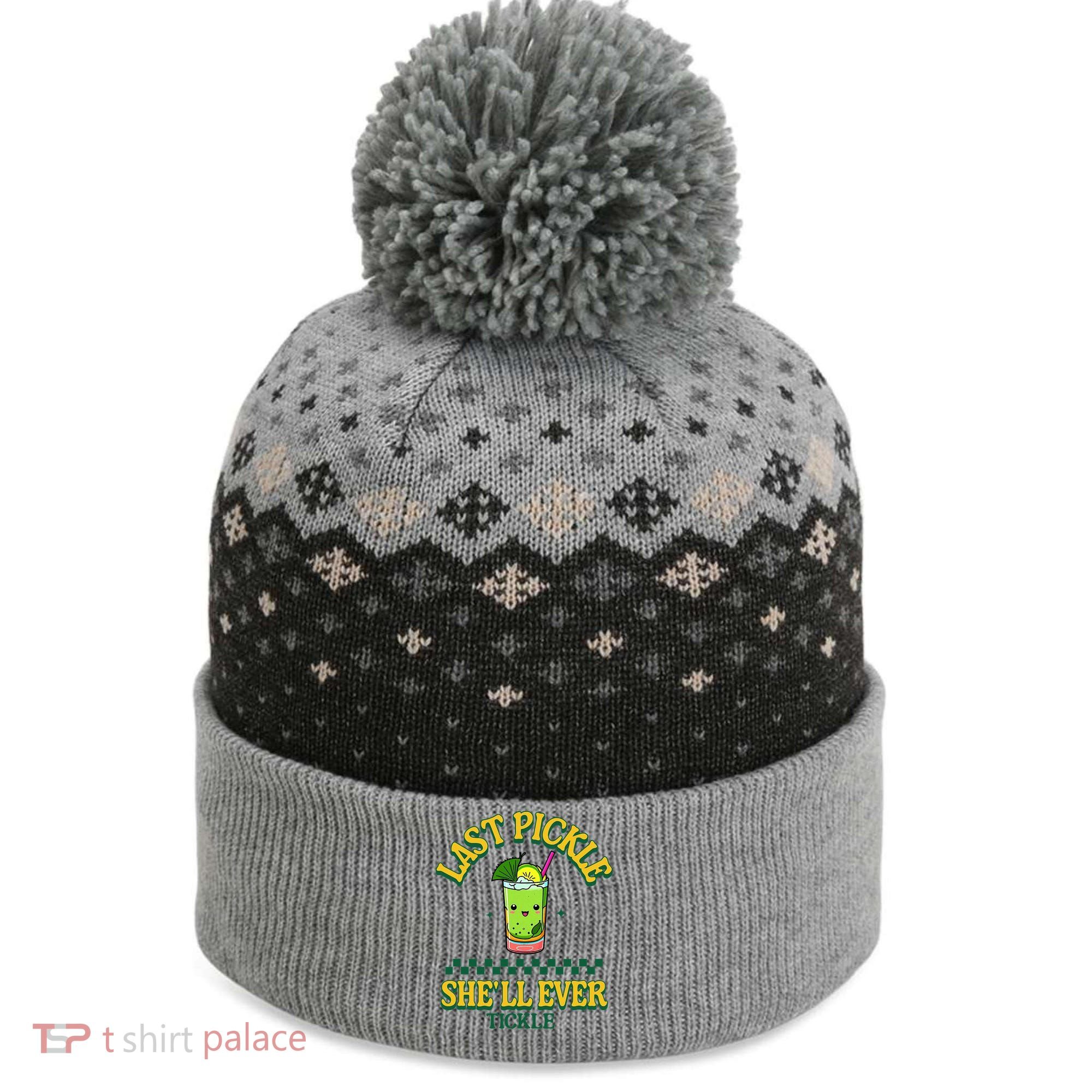 Last Pickle SheLl Ever Tickle Bachelorette Party The Baniff Cuffed Pom Beanie