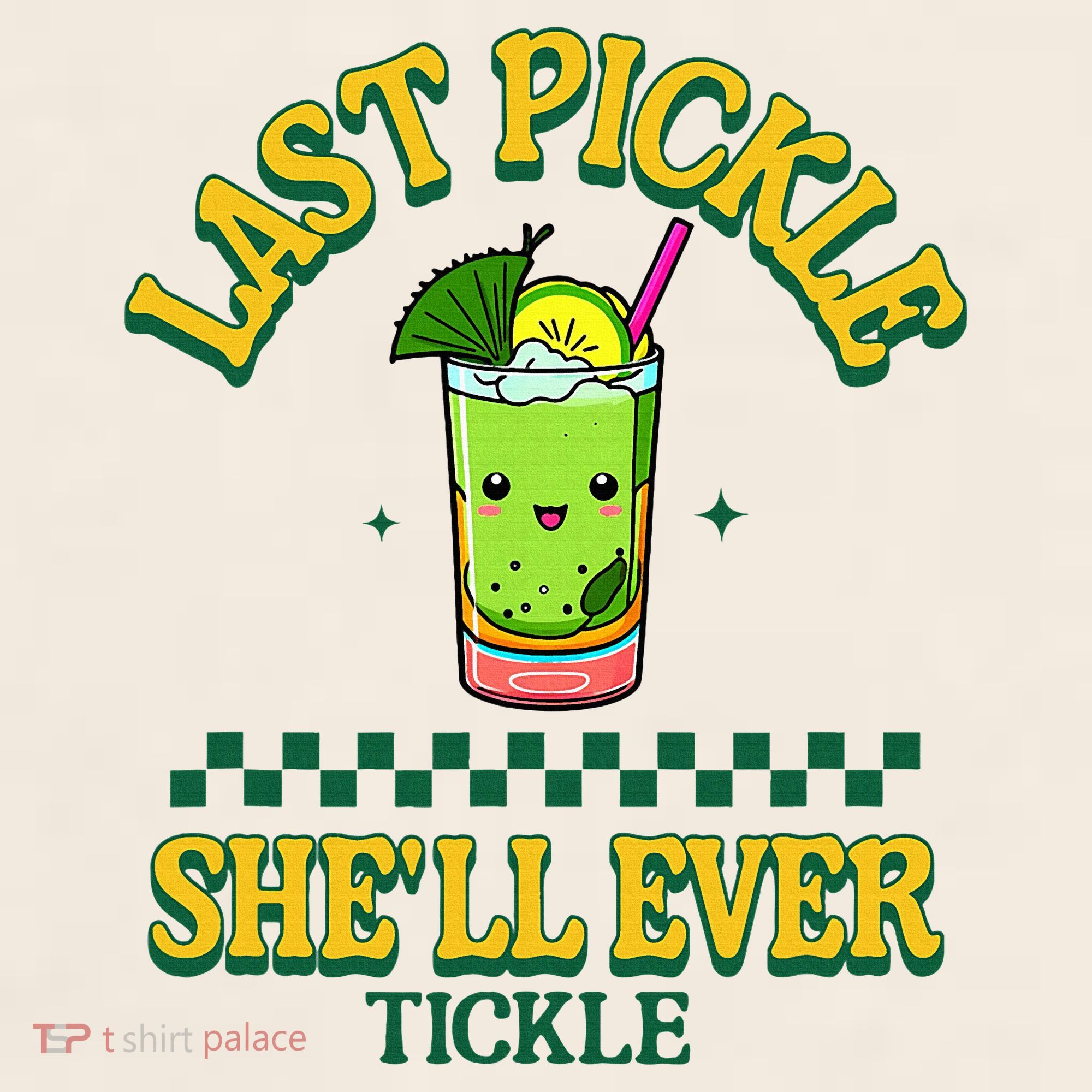 Last Pickle SheLl Ever Tickle Bachelorette Party Garment-Dyed Women's Muscle Tee