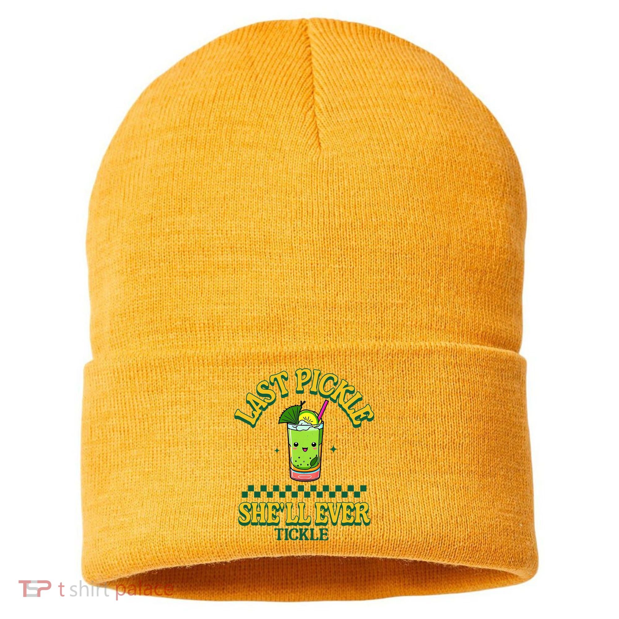 Last Pickle SheLl Ever Tickle Bachelorette Party Sustainable Knit Beanie