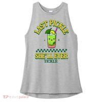 Last Pickle SheLl Ever Tickle Bachelorette Party Ladies PosiCharge Tri-Blend Wicking Tank thumb 0
