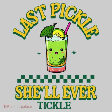 Last Pickle SheLl Ever Tickle Bachelorette Party Kids Tie-Dye T-Shirt