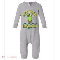 Last Pickle SheLl Ever Tickle Bachelorette Party Infant Fleece One Piece thumb 0