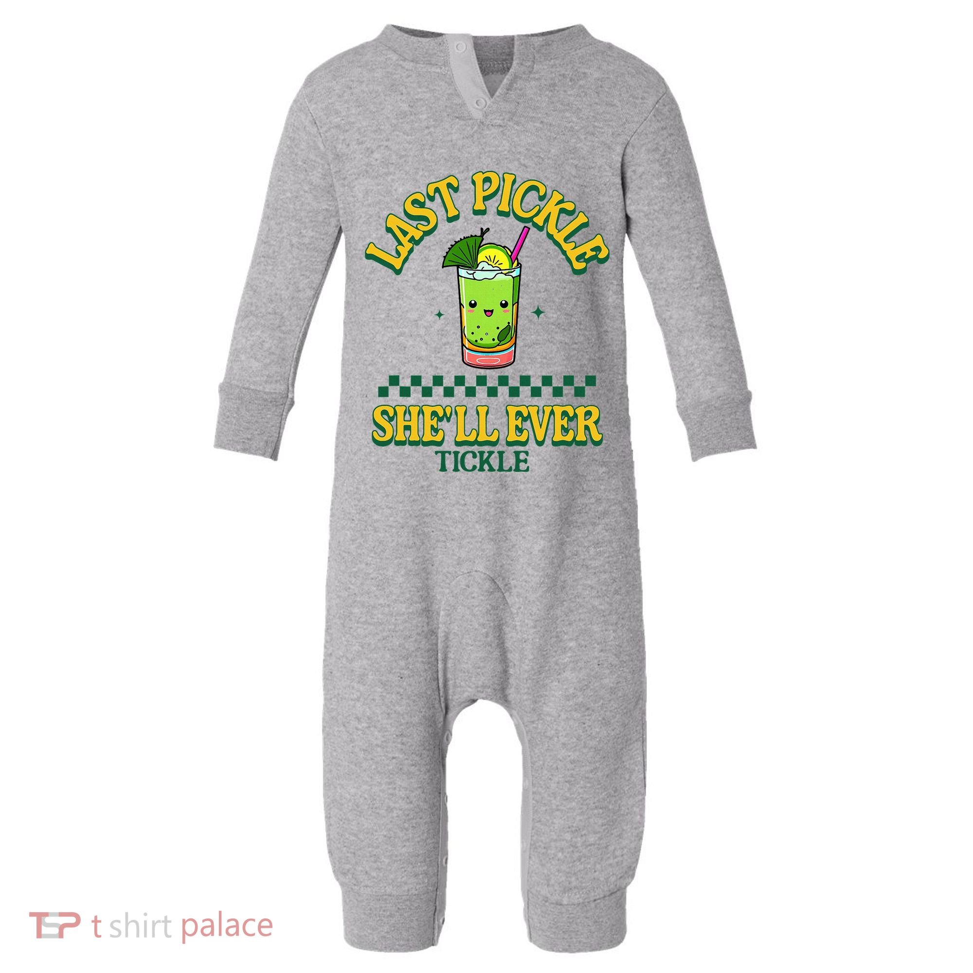 Last Pickle SheLl Ever Tickle Bachelorette Party Infant Fleece One Piece