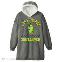 Last Pickle SheLl Ever Tickle Bachelorette Party Hooded Wearable Blanket thumb 0
