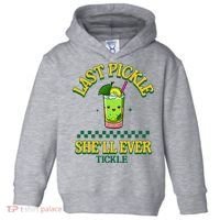 Last Pickle SheLl Ever Tickle Bachelorette Party Toddler Hoodie thumb 0