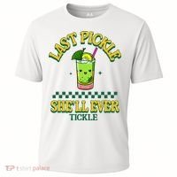 Last Pickle SheLl Ever Tickle Bachelorette Party Cooling Performance Crew T-Shirt thumb 0