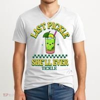Last Pickle SheLl Ever Tickle Bachelorette Party V-Neck T-Shirt thumb 2