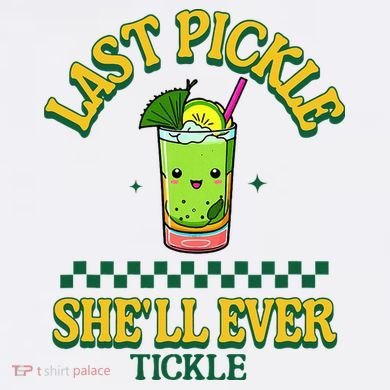 Last Pickle SheLl Ever Tickle Bachelorette Party Flat Bill Trucker Hat