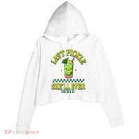 Last Pickle SheLl Ever Tickle Bachelorette Party Crop Fleece Hoodie thumb 0