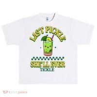 Last Pickle SheLl Ever Tickle Bachelorette Party Urban Oversized Heavyweight T-Shirt thumb 0