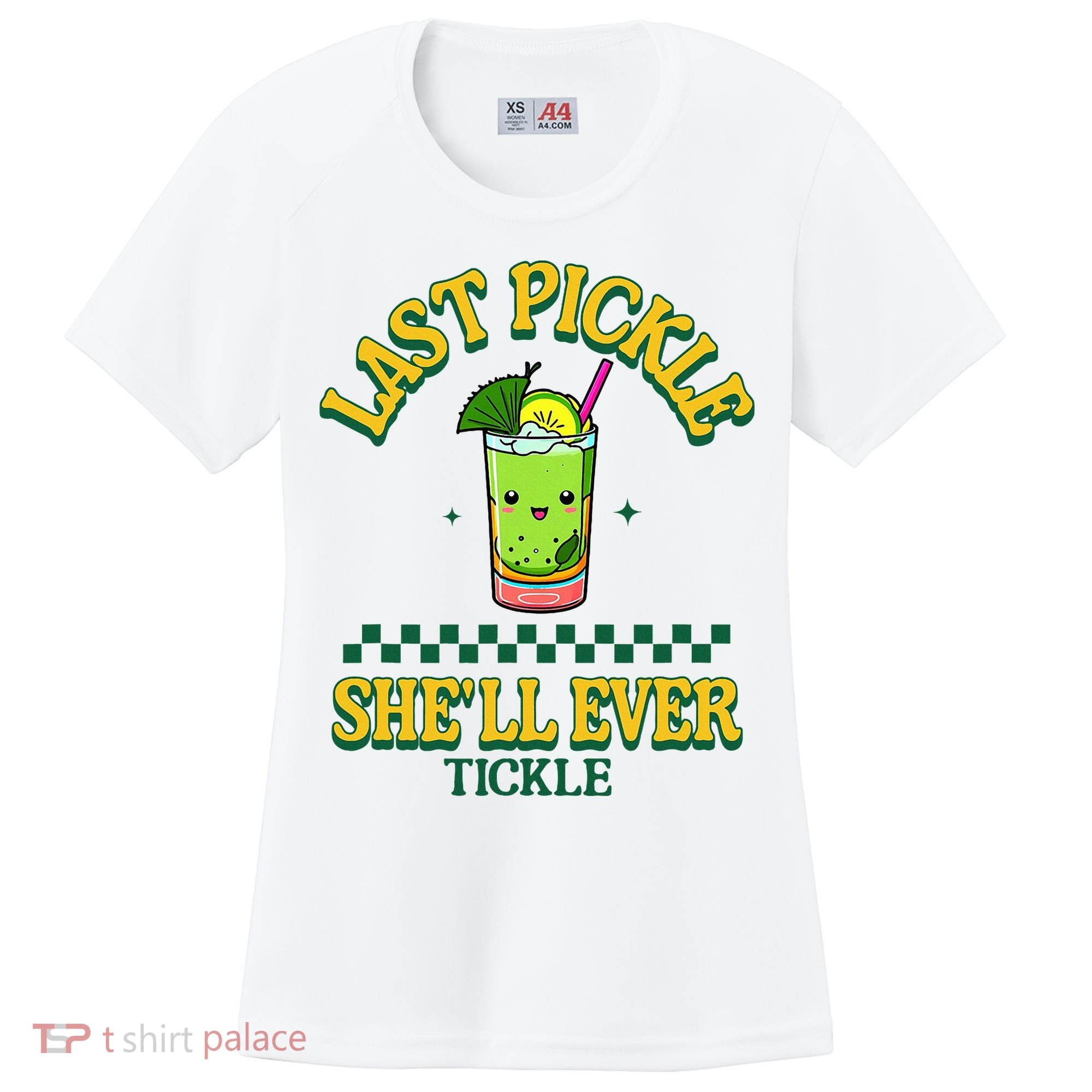 Last Pickle SheLl Ever Tickle Bachelorette Party Women's Cooling Performance Crew T-Shirt