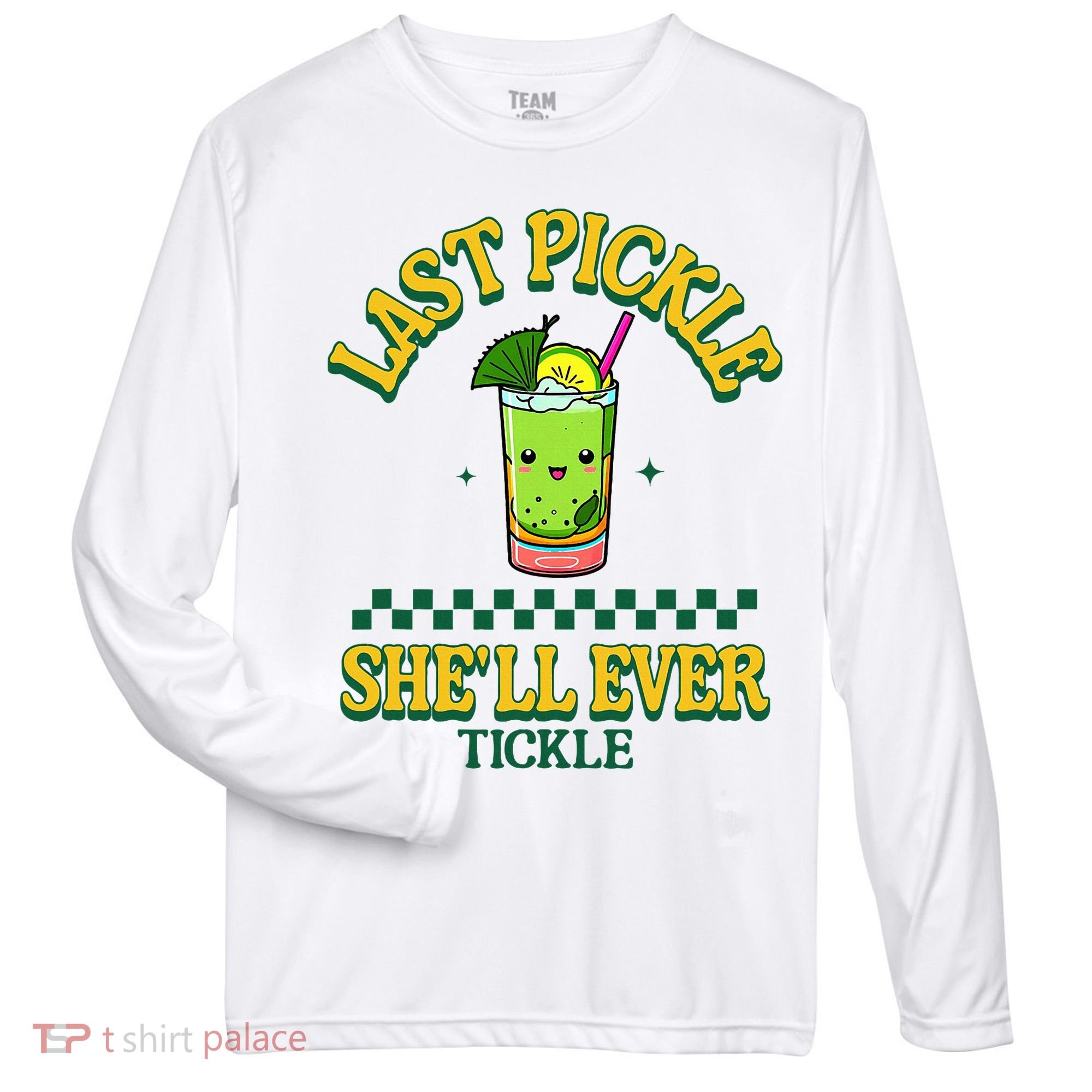 Last Pickle SheLl Ever Tickle Bachelorette Party Zone Performance Long-Sleeve T-Shirt