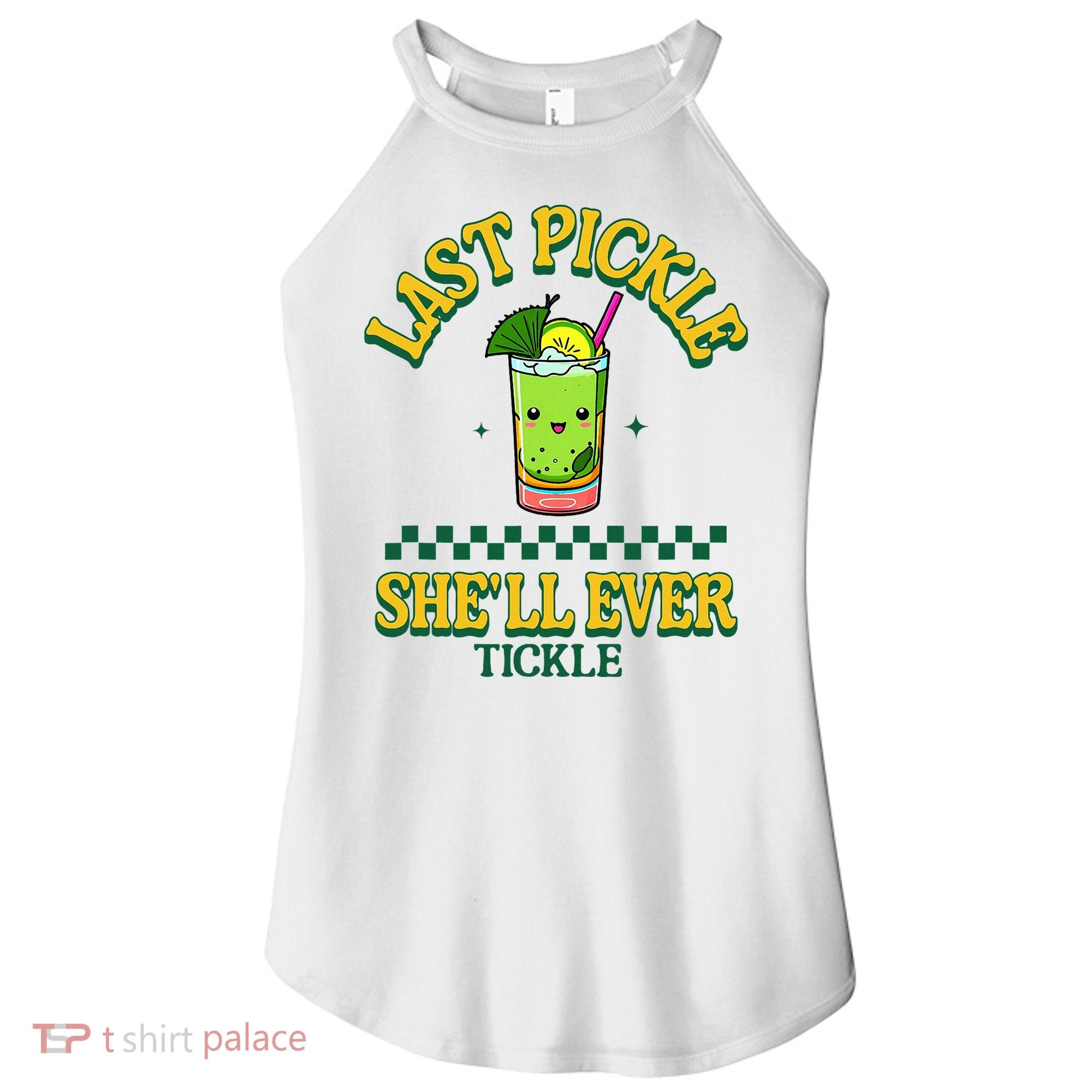 Last Pickle SheLl Ever Tickle Bachelorette Party Women's Perfect Tri Rocker Tank