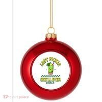 Last Pickle SheLl Ever Tickle Bachelorette Party Plastic Christmas Ball Ornament thumb 0