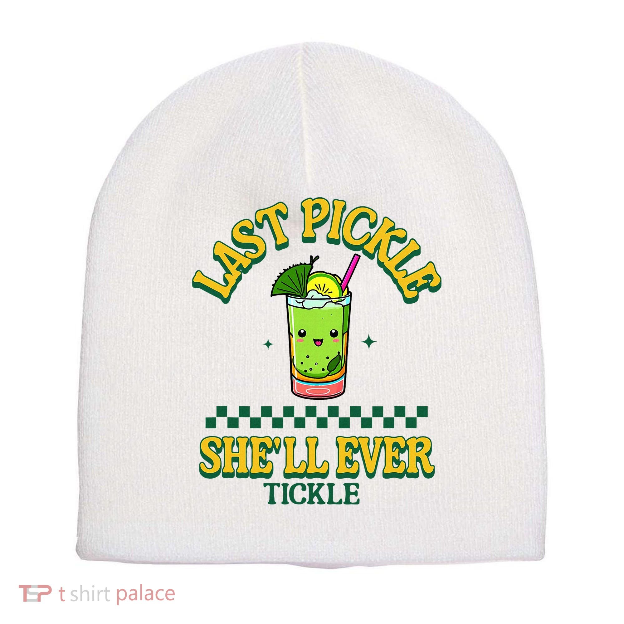 Last Pickle SheLl Ever Tickle Bachelorette Party Short Acrylic Beanie
