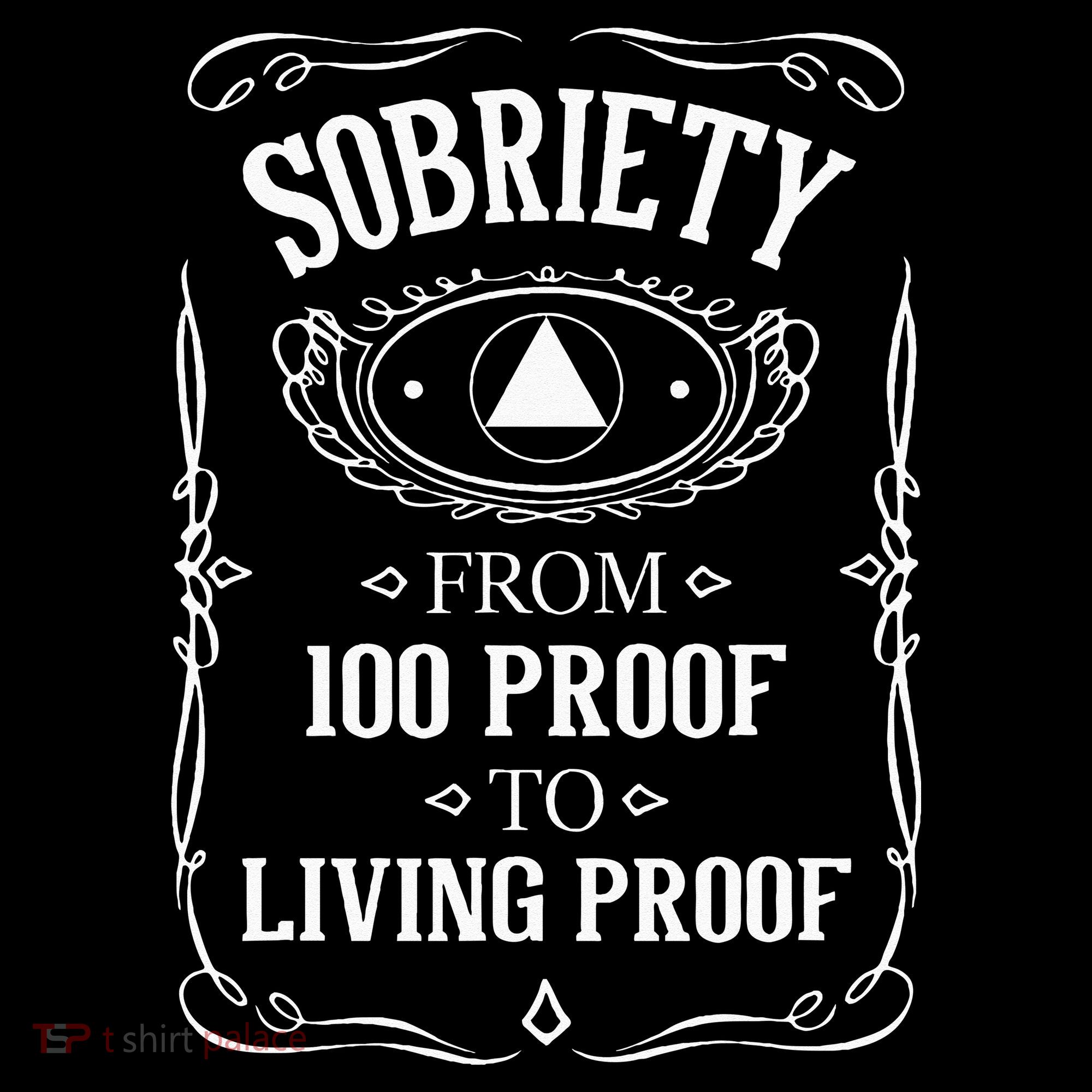 Living Proof Sobriety Anniversary Sober AA NA Recovery Women's Hoodie