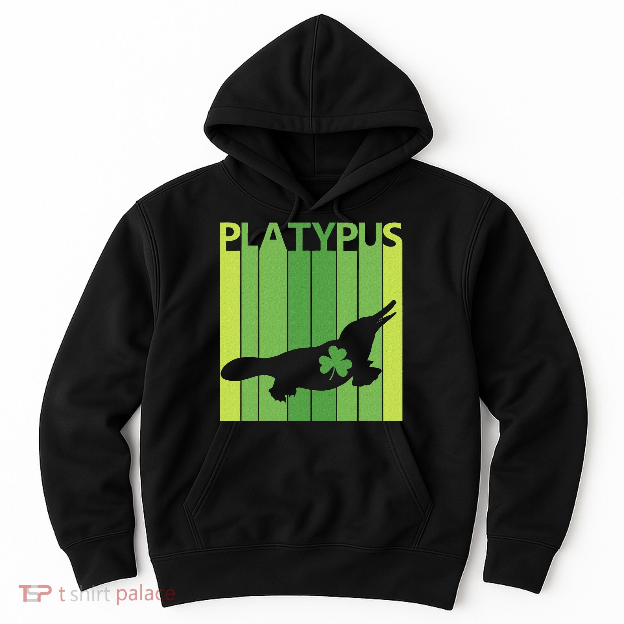 Lucky Platypus St Patrick's Day Irish Gift Hoodie
