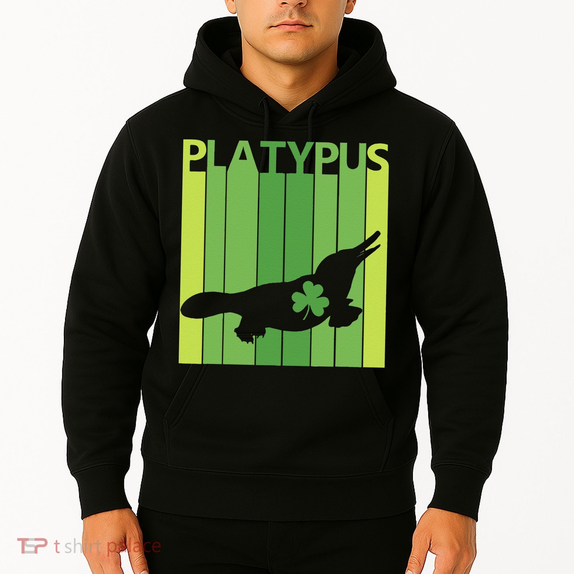 Lucky Platypus St Patrick's Day Irish Gift Hoodie