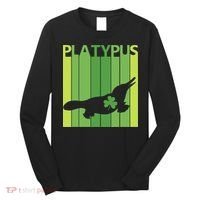 Lucky Platypus St Patrick's Day Irish Gift Long Sleeve Shirt thumb 0