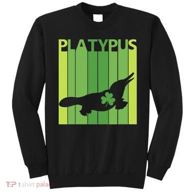 Lucky Platypus St Patrick's Day Irish Gift Sweatshirt
