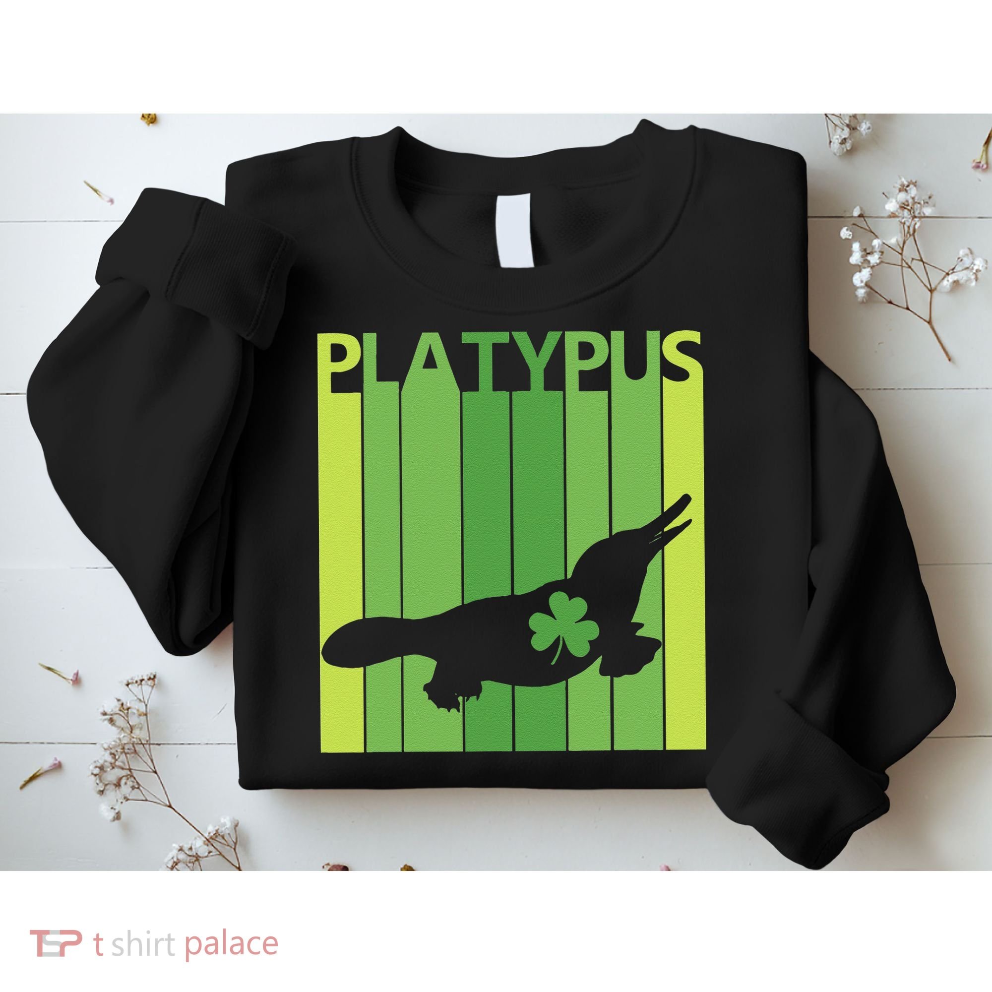 Lucky Platypus St Patrick's Day Irish Gift Sweatshirt